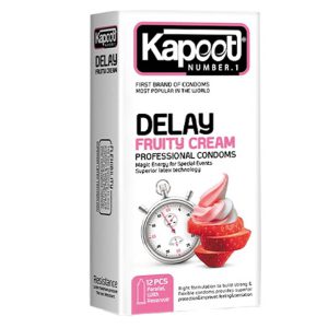 کاندوم کاپوت مدل Delay Fruty Cream بسته 12 عددی