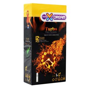 کاندوم ایکس دریم مدل Turbo بسته 12 عددی